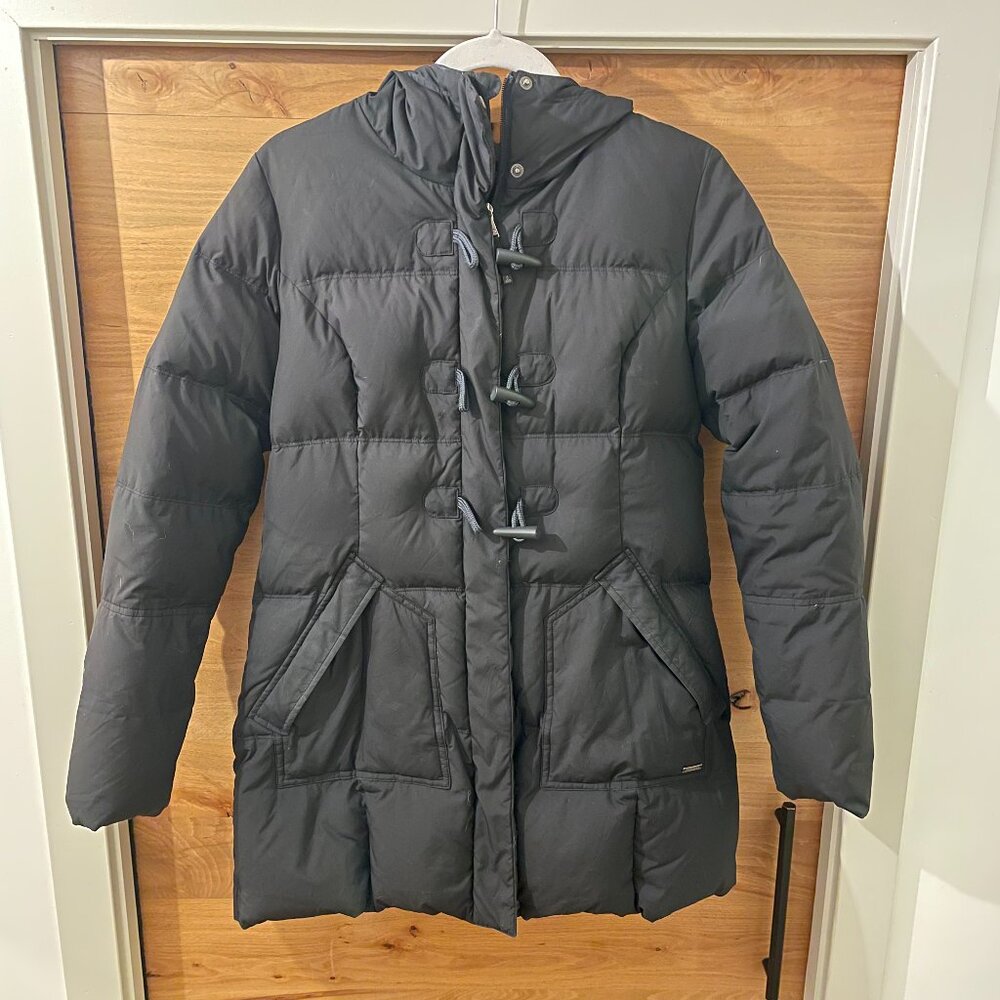 Prana down hooded coat size Small